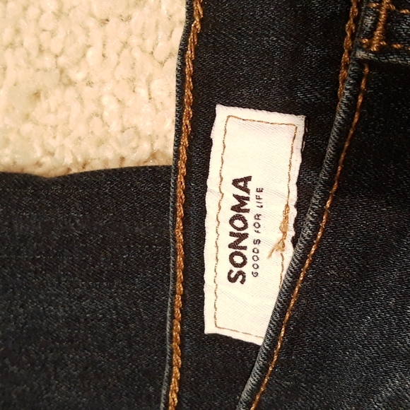 DONATED Men's Sonoma Relaxed Dark Blue Jeans, W 36, L 34 - Picture 2 of 6